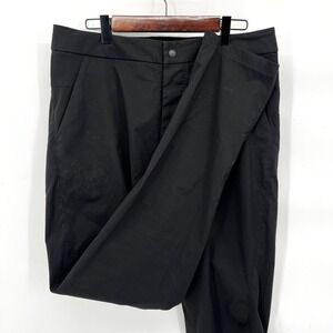 Lululemon Zip Ankle Pants Chino Joggers Mens 34x31 Black